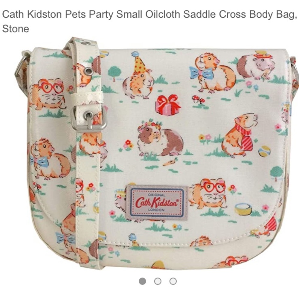 NWOT Cath Kidston Pets Party guinea print  Bag
